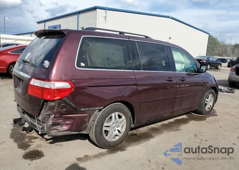 2007 Honda Odyssey Touring z USA, uszkodzony, nr VIN 5FNRL388X7B074774
